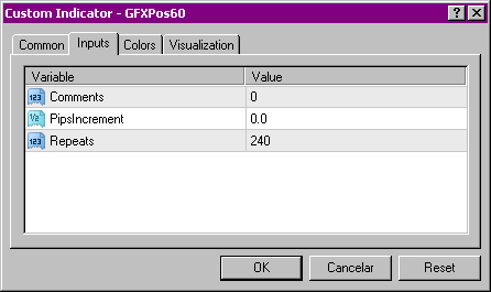 Instalao dos Indicadores de Posio GFXPos60/1440